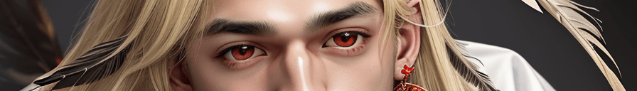 AI generated: masterpiece, best quality,kaveh (genshin impact), 1boy, male focus, solo, jewelry, blonde hair, hair...