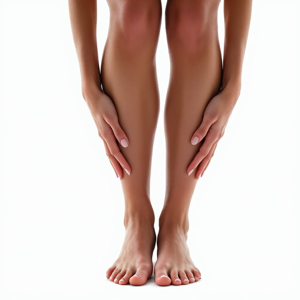 AI generated: matured woman with sweaty feet