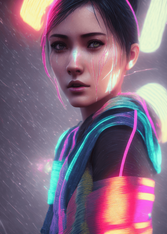 AI generated: Photo of a ultra realistic shigh resolution detailed photo of an attractive woman wearing bagy made ...