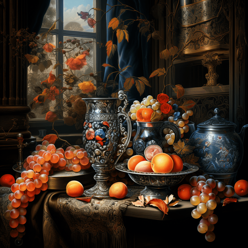 AI generated: Fantastic art, still life, scenery, fantasy, historical, 4k hdr, hyper realistic, masterpiece, highl...