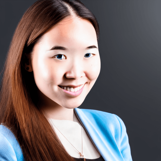 AI generated: bitcoin ambassador Portrait young woman 