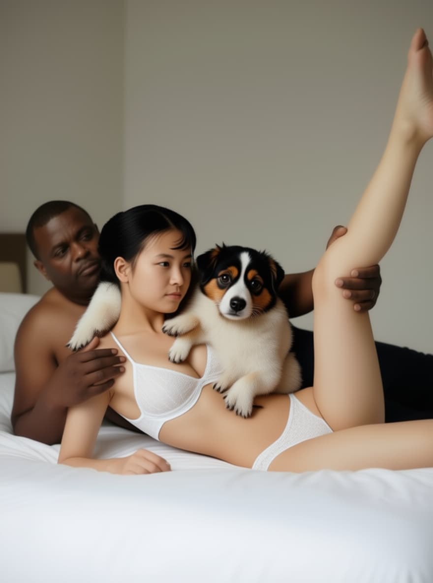 AI generated: doggy style