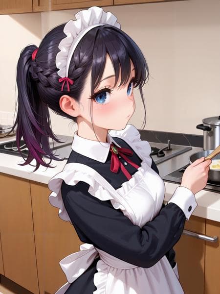 編み込みポニーテール/braid ponytail - Image 1