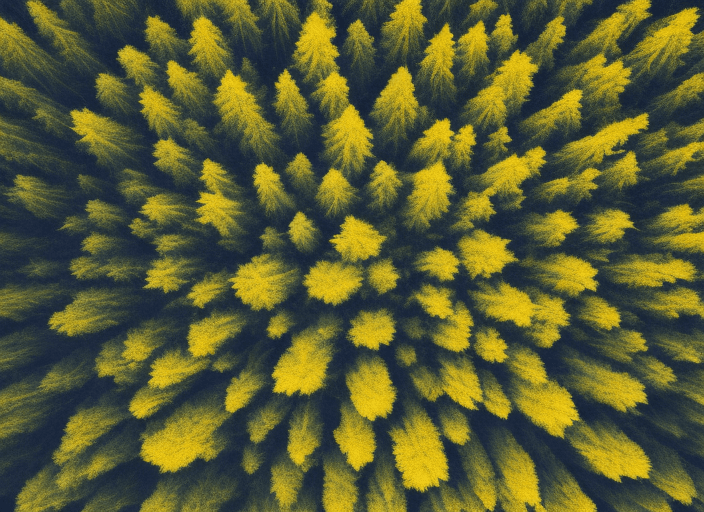 AI generated: ((A R T)) word, forest landscape, rain forrest, text mix background), drone camera view, 