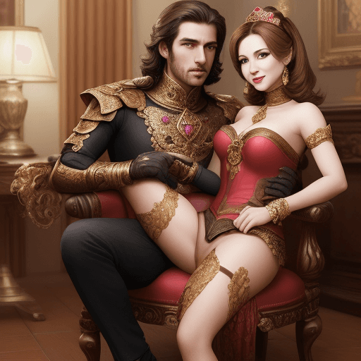 AI generated: men dung with realistic with lady 


