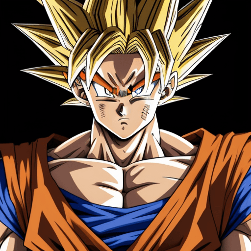 AI generated: goku transforms into a skeleton