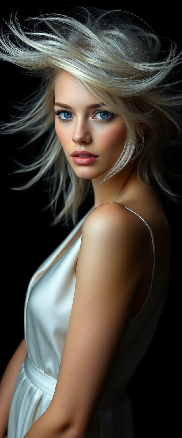 AI generated: "Image is a high resolution full-hight vertical portrait photograph. Dramatic cinematic style, super...