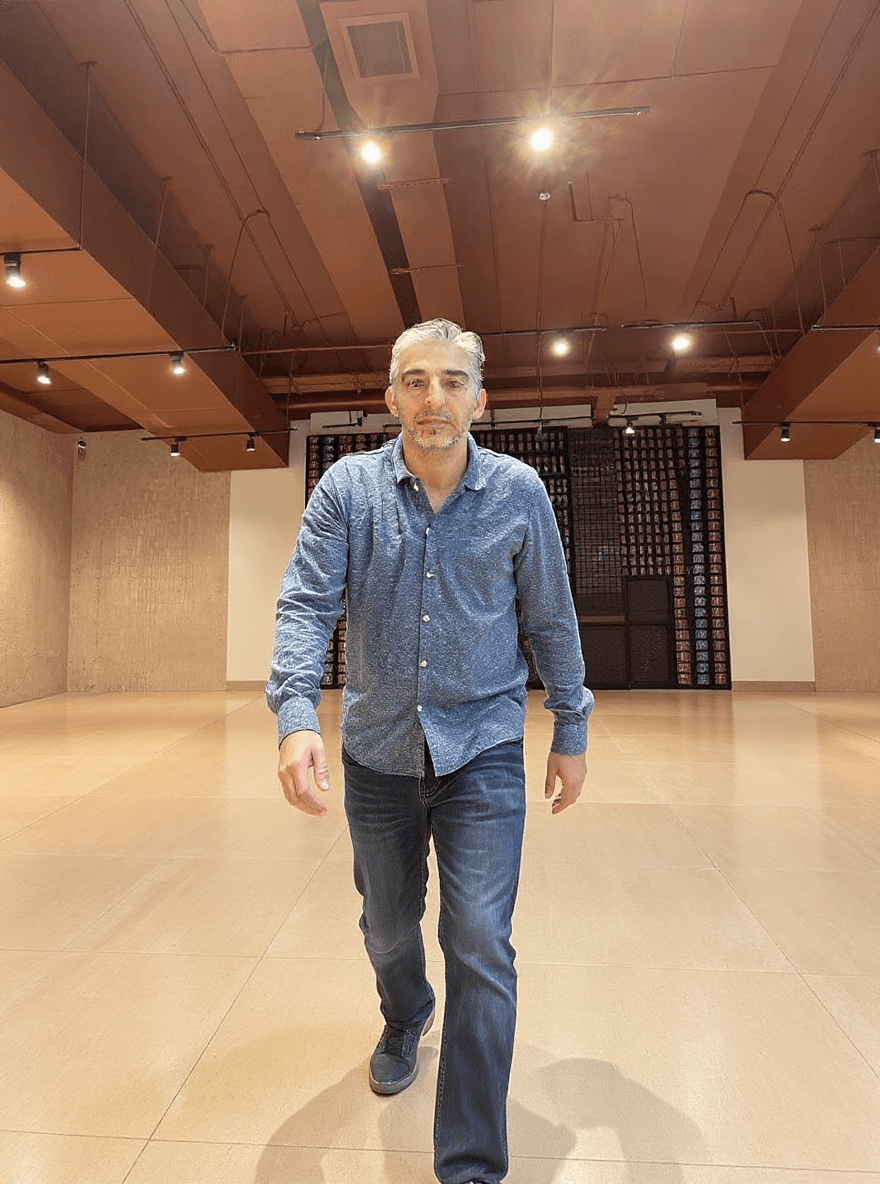 AI generated: Walking towards me