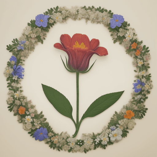 AI generated: ghUse photos to show various beautiful flowers in natureibli, intricate artwork by john william turn...