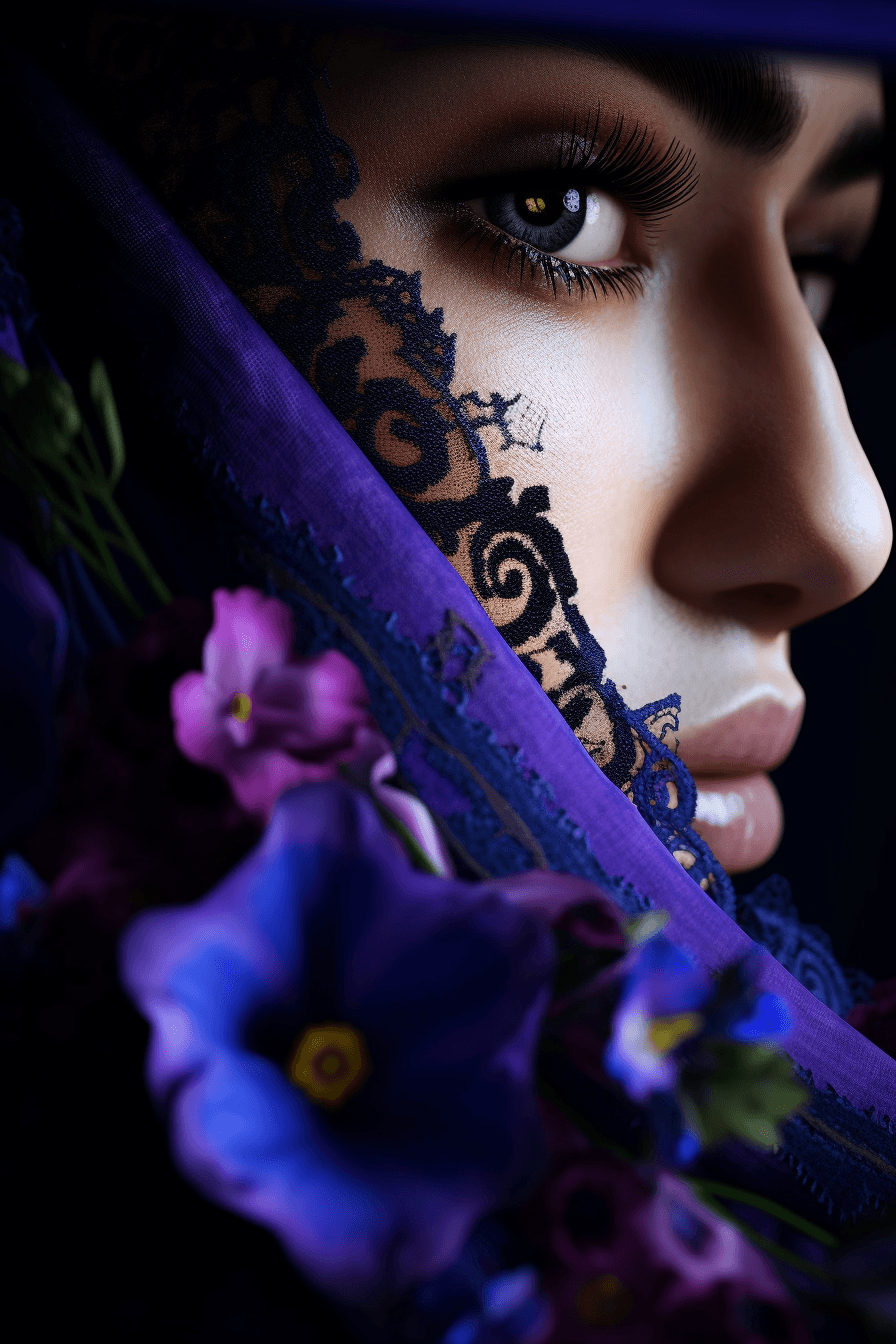 AI generated: Photorealism, beautiful portrait, beautiful Widowmaker wearing victorian clothes, dramatic lighting ...