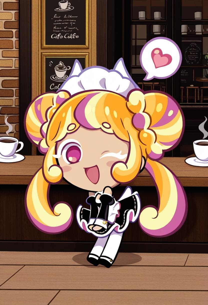 rainbow sherbet cookie (cookie run)