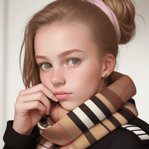 AI generated: How about this prompt:

"Create a hyper-realistic portrait of an 18-year-old Norwegian high school s...