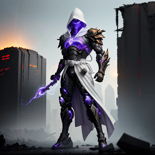 AI generated: Create a hyper-realistic image of an epic showdown featuring a fusion of various elements from the f...