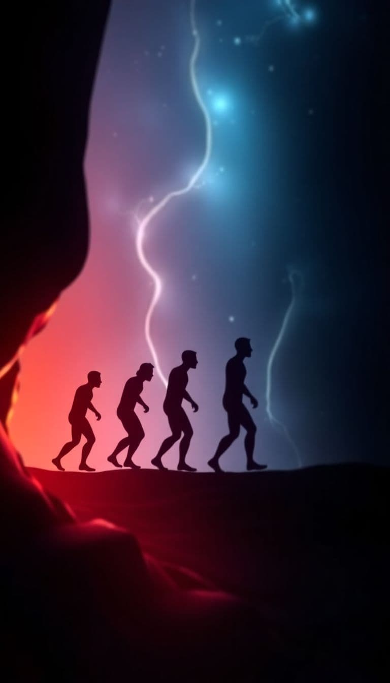 AI generated: The course of human evolution books
