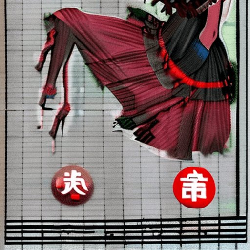 AI generated: chinese zombie Anorexia extreme skinny short woman, chinese head dress，flat chested，badly torn black...