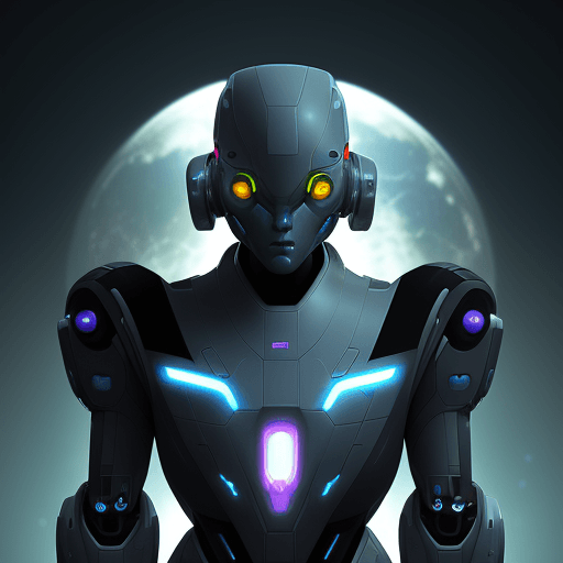 AI generated: sci-fi style, cyber robot. futuristic, technological, alien worlds, space themes, advanced civilizat...