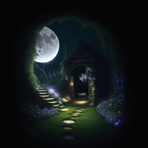 AI generated: High resolution photography  Each night, as the world below fell asleep, Luna would sneak out to her...