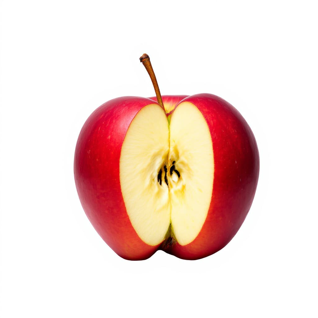 AI generated: a picture of a bitten apple