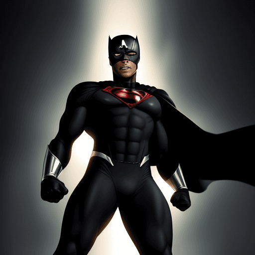 DreamShaper prompt: Black superhero

