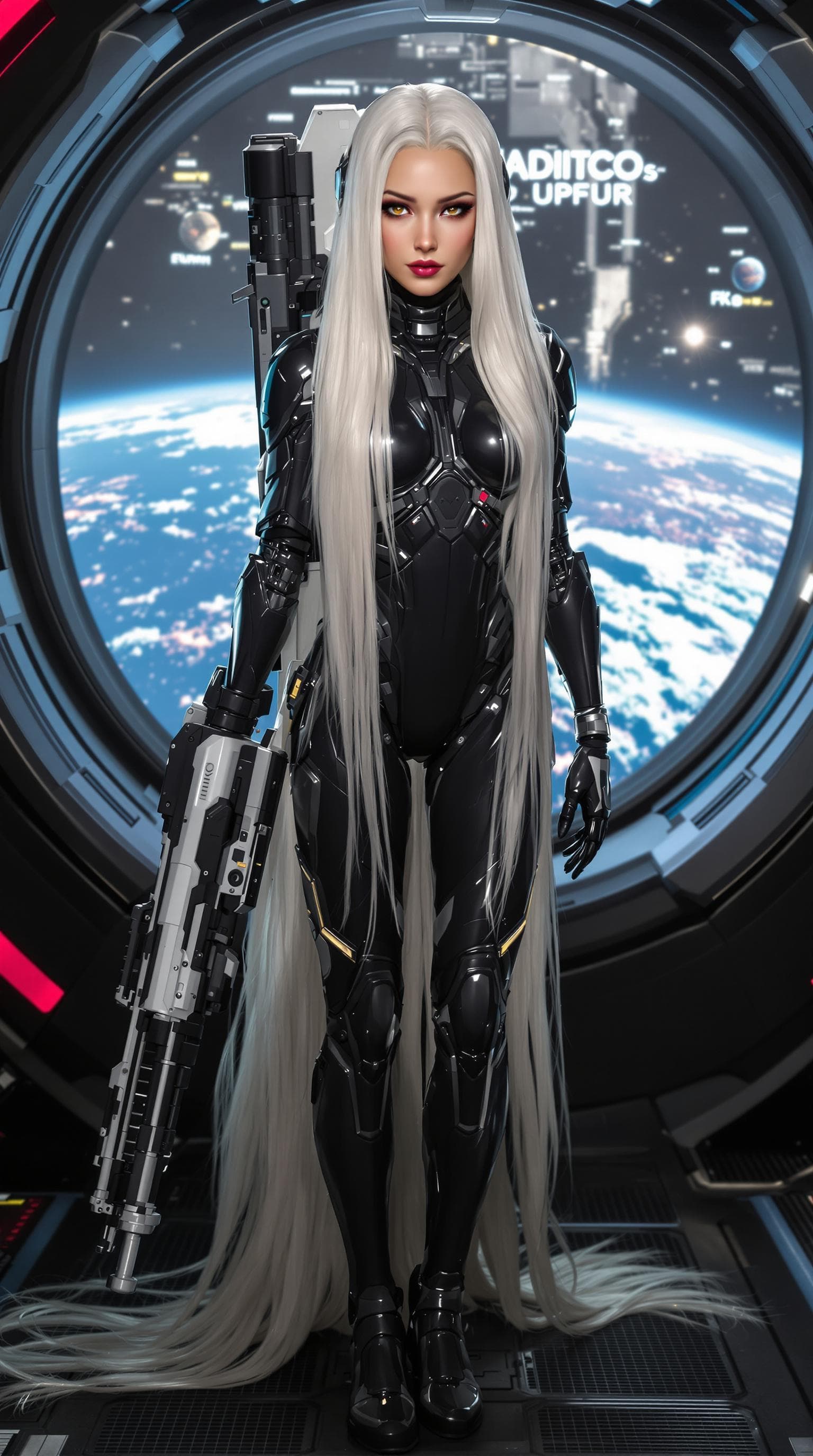 AI generated: exceptionally beautiful mechanical android (age 18) girl, (futuristic), (masterpiece), (realistic), ...