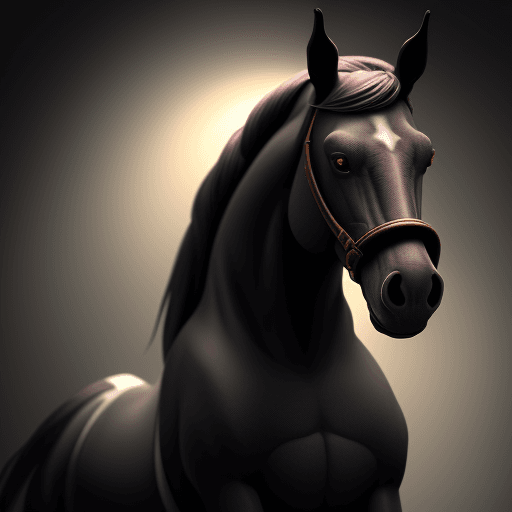 AI generated: 8k, high resolution, undead horse