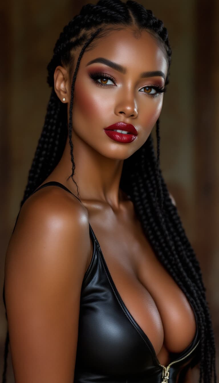 AI generated: zara, a striking woman with a tan complexion, 1girl, 26yo, athletic build, toned curves, firm medium...