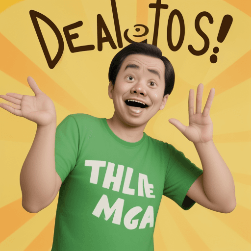 AI generated: Make a wallpaper with comedic and sarcasm with tagline Delulu is Solulu
