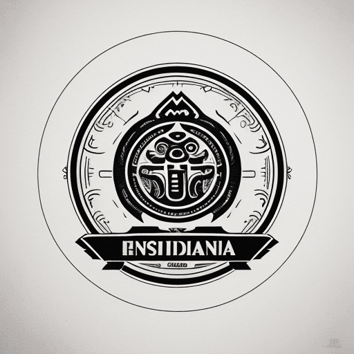 AI generated: sketch of an Indonesian restaurant logo, new style, expressive line-work, in the style of  design --...