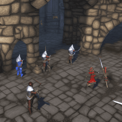 AI generated: Screenshot-style photo from a 3D RPG video game 

Characters: 

- Game developer, gamer and Redditor...