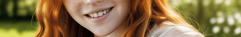 AI generated: HDR photo of naturally aerith with long ginger hair and light green eyes, perfect eyes, (freckles:0....