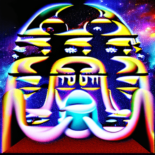 AI generated: cosmic cognition