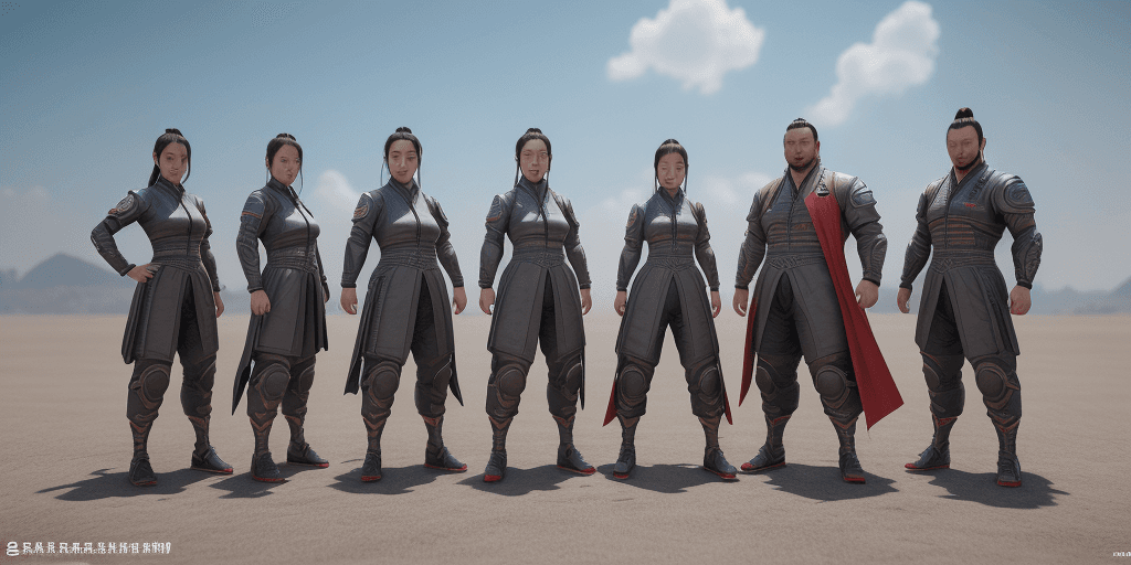 AI generated: donghua characters, with a lot of detail, high quality image, hyper realism, extreme detail, long sh...