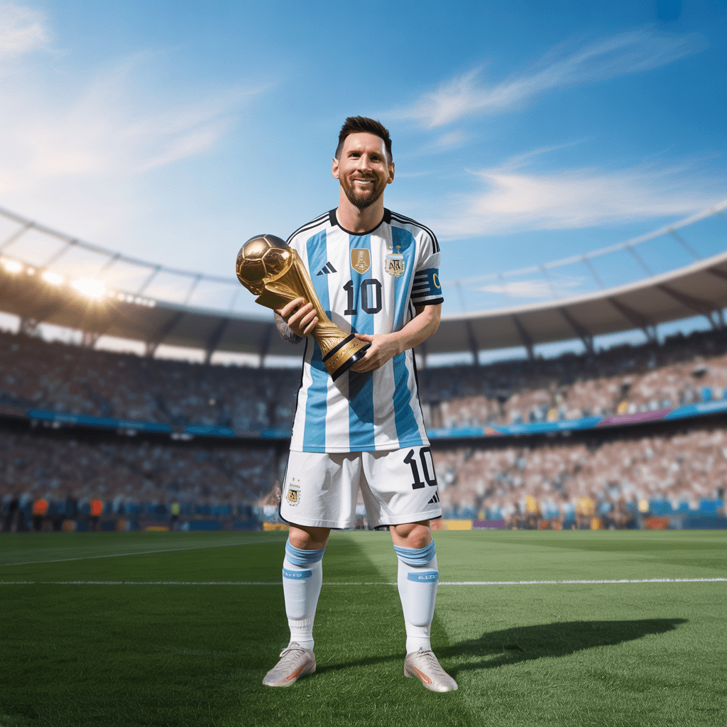 AI generated: messi