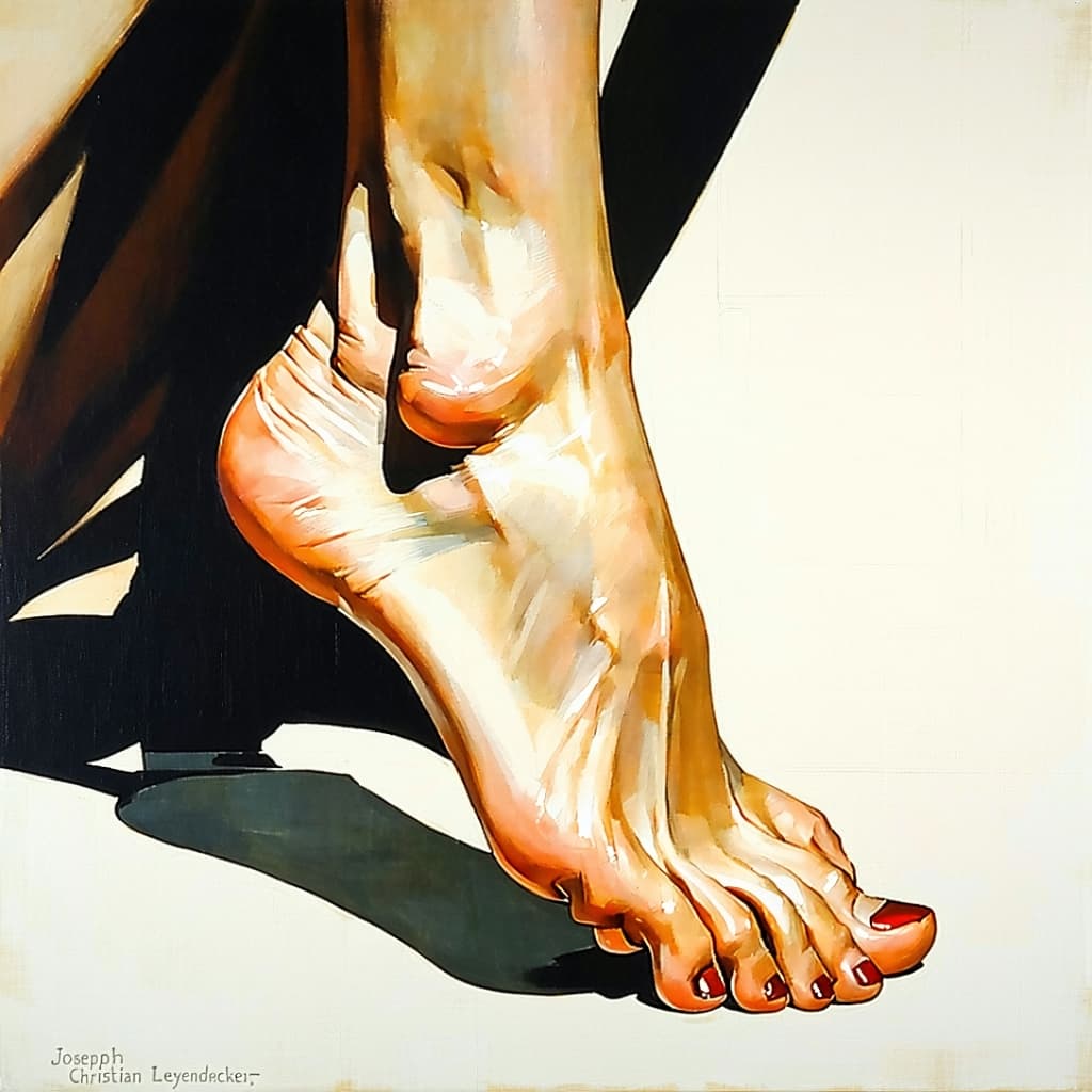 AI generated: inspired by the techniques of (((Joseph Christian Leyendecker))), featuring dynamic and (bold brushw...