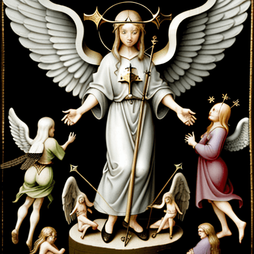 AI generated: biblically accurate angel, Hieronymus Bosch