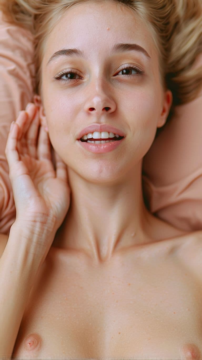 AI generated: pov a beautiful girl having sex in missionary position, she is rubbing her clit, she wants you to ta...
