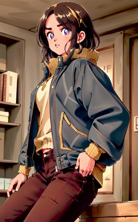 Adachi Mitsuru (colored) style - Image 3