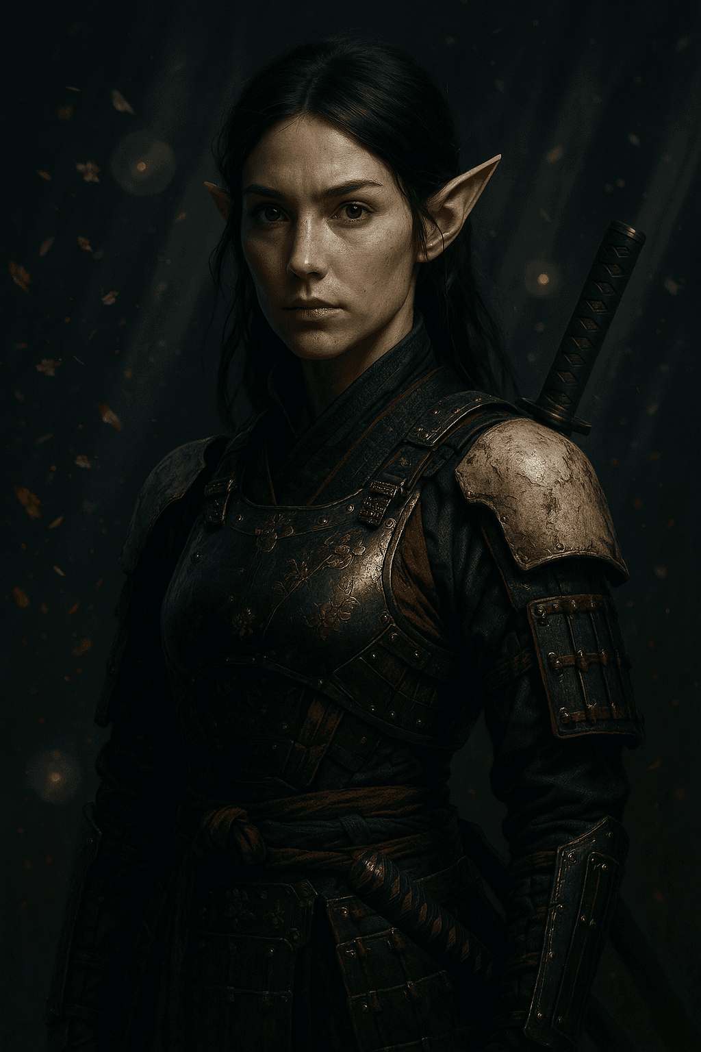 AI generated: Dark, moody atmosphere, avant-garde, detailed photorealistic rendering, HD32K, extremely detailed an...