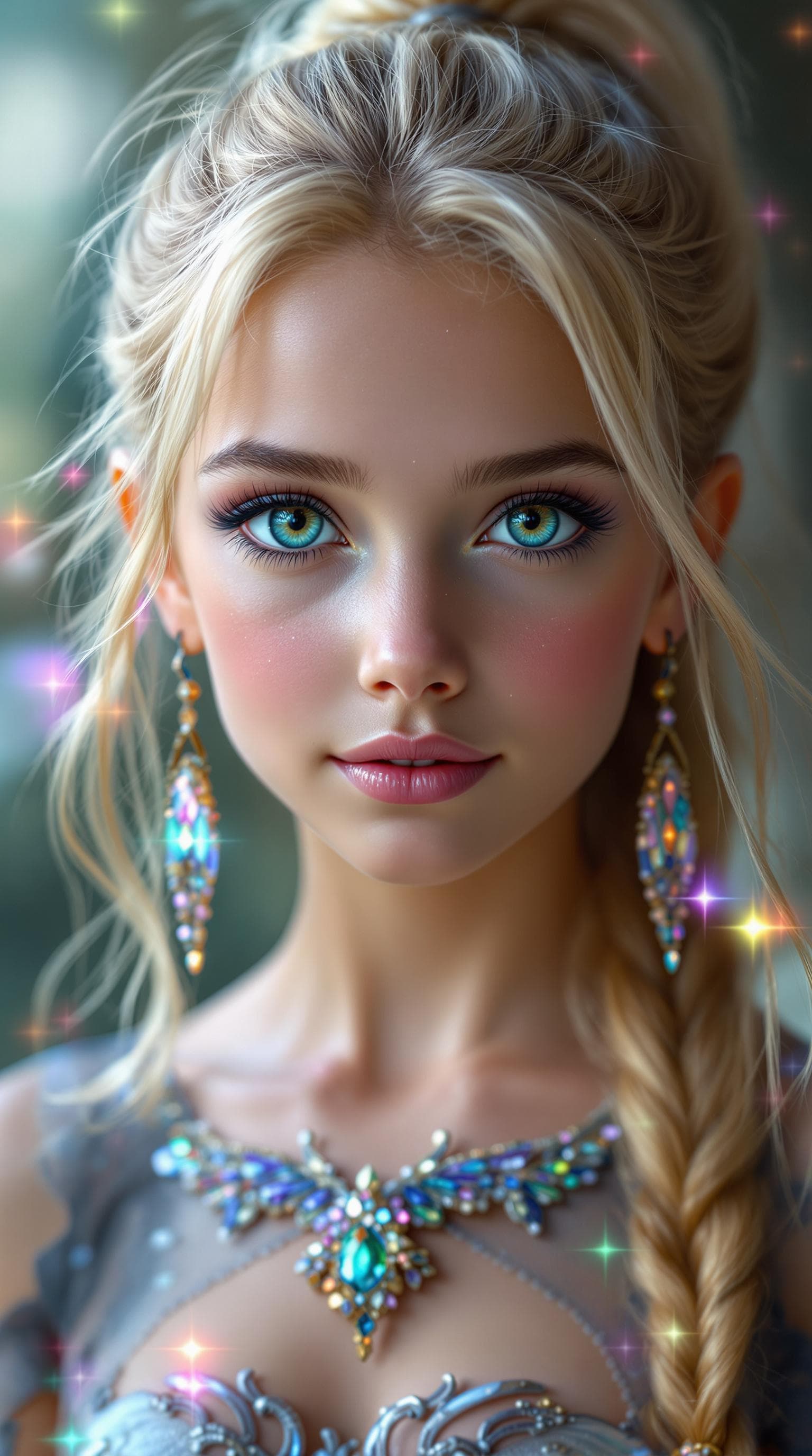 AI generated: a professional photo of a exceptionally beautiful girl Fairy (age 10) (full Body),(futuristic),(mast...