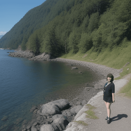AI generated: Photo of Haida from aggretusko