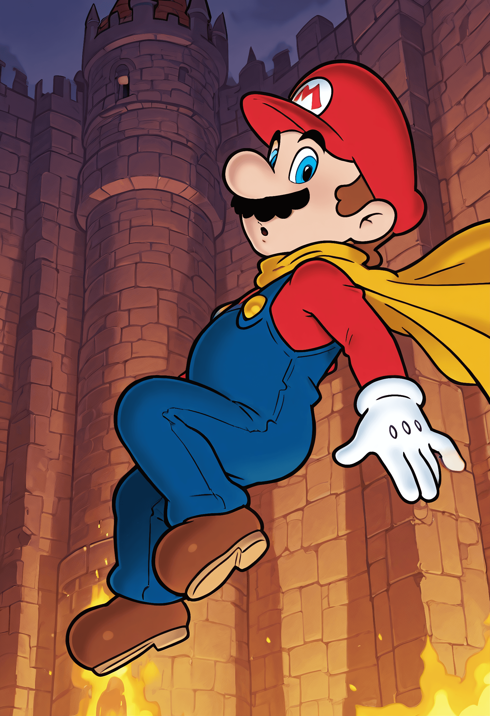 Super Mario style illustrious - Image 1