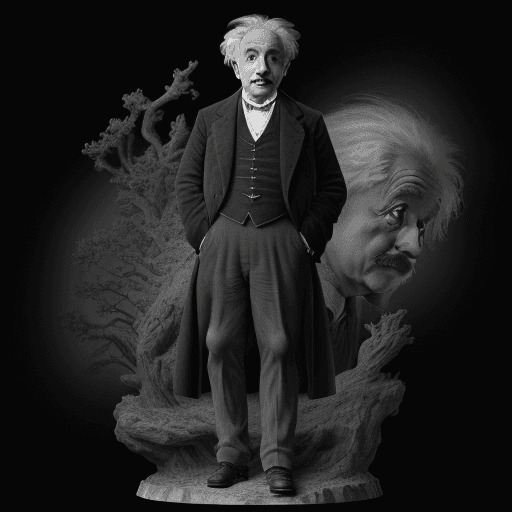 AI generated: High resolution Albert Einstein, it should look very impressive, intricate detail, cinematic, ultrar...