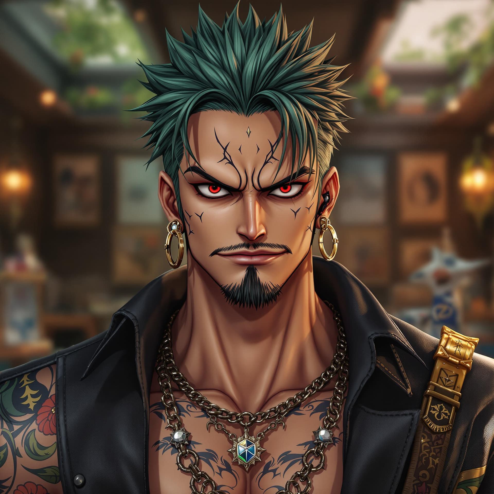 AI generated: Ultra-high-definition image quality, game illustration design, game art design, 3D rendering, semi r...