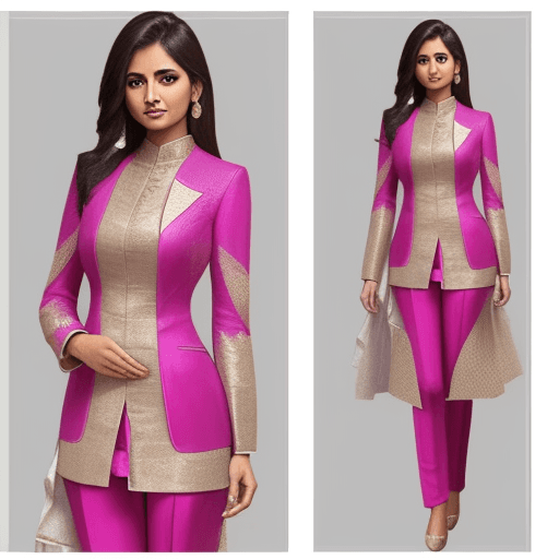 AI generated: Indian Suit Salvaar design for my women customer who is a very senior corporate professional