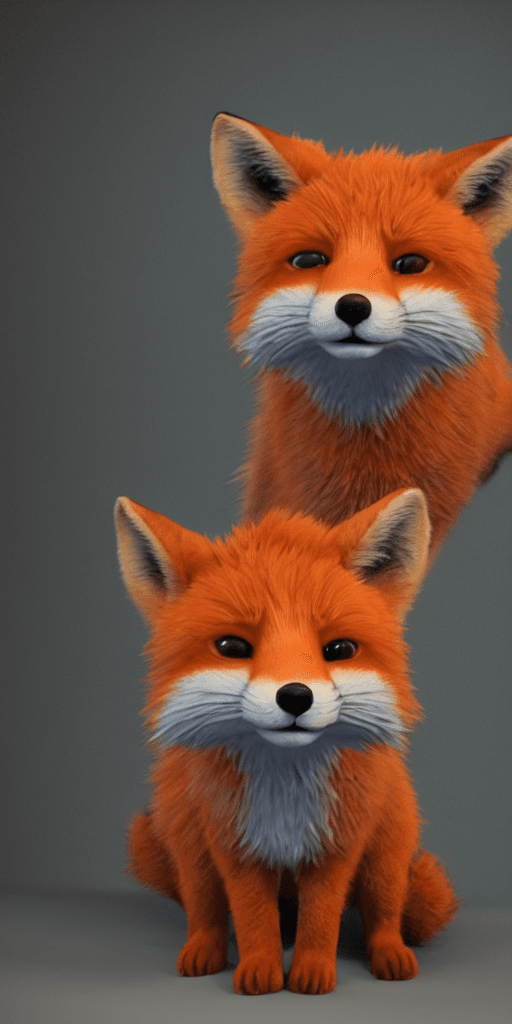 AI generated: portrait of the cutest red fox ever, fluffy, photorealistic, soft lighting, unreal engine --ar 3:4 -...