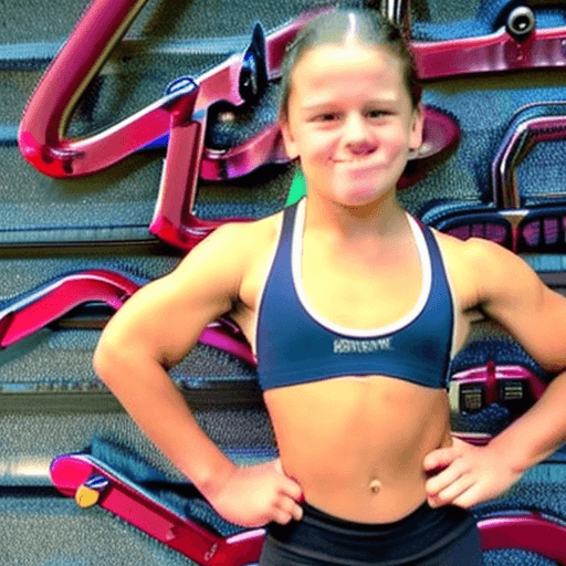 AI generated: Muscular 12 year old girl
Bodybuilder
