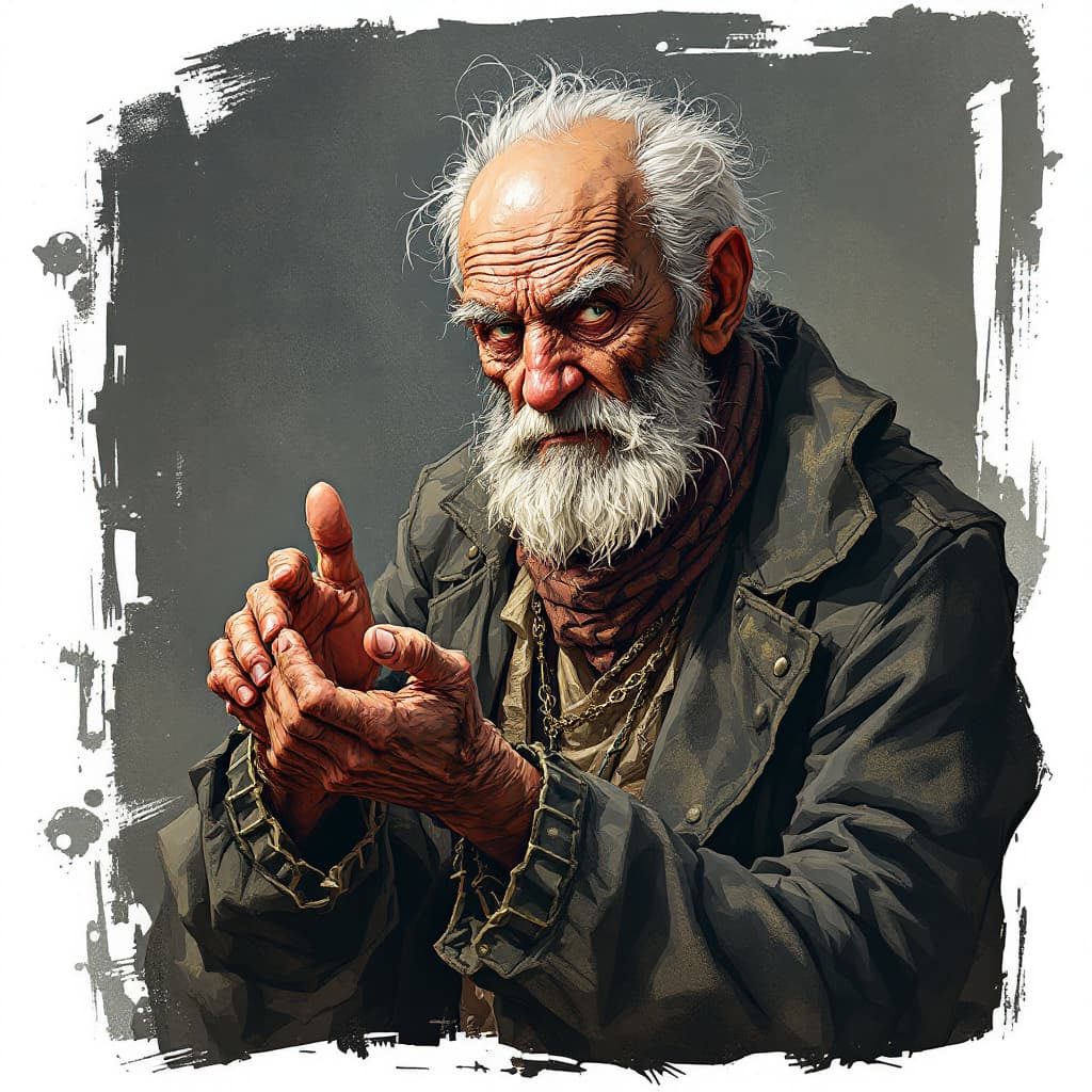 AI generated: old man --testp 