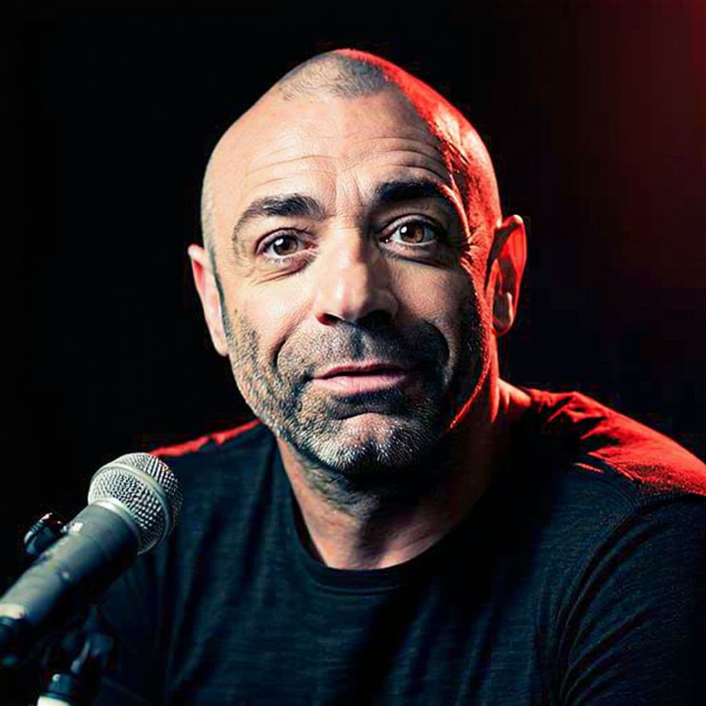 AI generated: Joe rogan interviews the most decript, horrifying, cosmic-horror, Orwellian, creature

