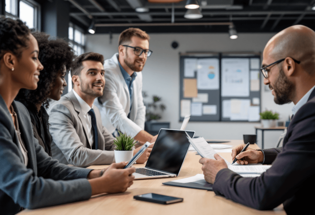 AI generated: group of 
tax preparers