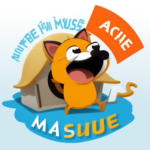 AI generated: funny mause for logo
